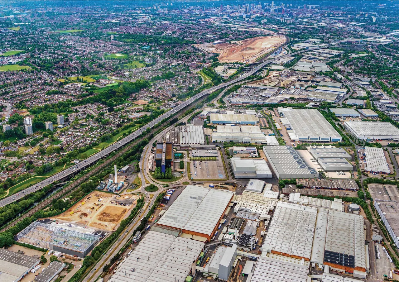 Show image 10: Aerial view of the Vantage Park area and surrounding industrial estates
